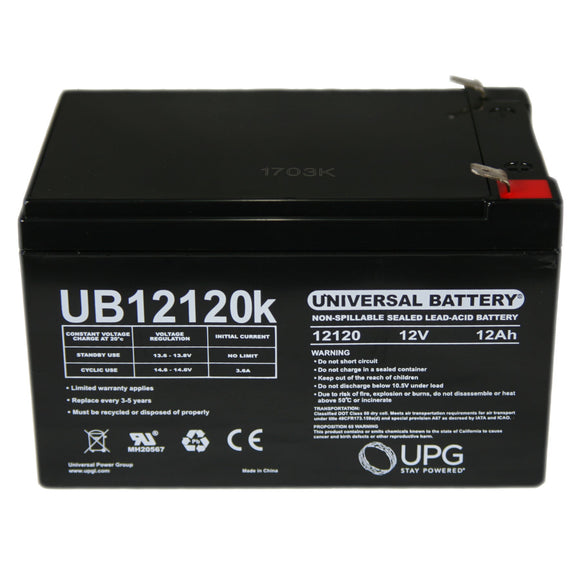 Part Number UB12120 Battery Compatible Replacement