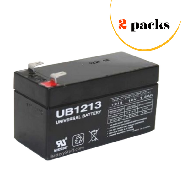 2 packs x Alexander G1212 Battery Compatible Replacement