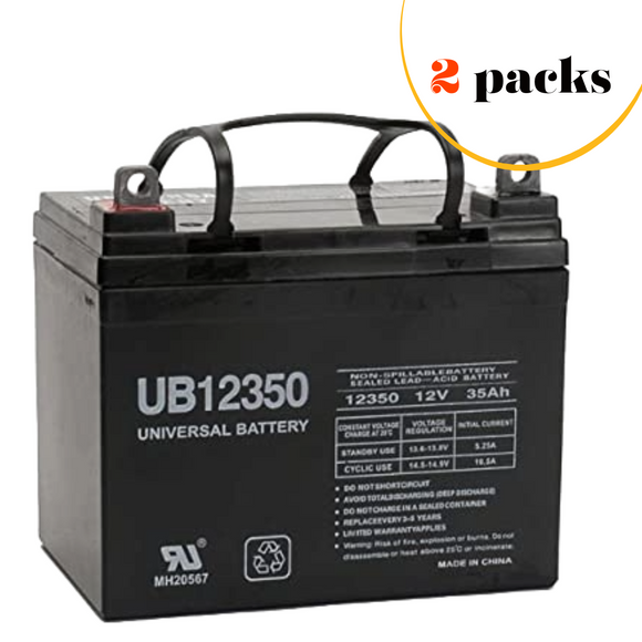 2 packs x Alexander G1230 Battery Compatible Replacement
