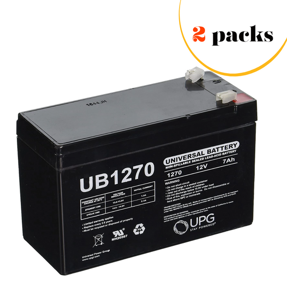2 packs x ADT PWPS1270 Battery Compatible Replacement