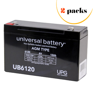 2 packs x american-hospital-supply-808-defib-battery-compatible-replacement