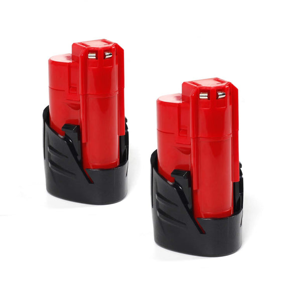 2-packs MILWAUKEE 2429-21XC Battery Compatible Replacement