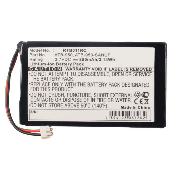 Part Number ATB-950 Remote Control Battery Compatible Replacement
