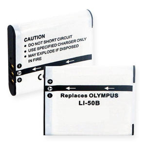 2-Packs Part Number LI-50B Replacement Battery Compatible Replacement