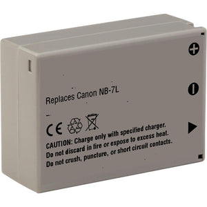 Part Number NB-7L Replacement Battery Compatible Replacement