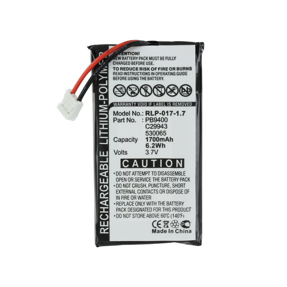 Part Number PB9400 Remote Control Battery Compatible Replacement