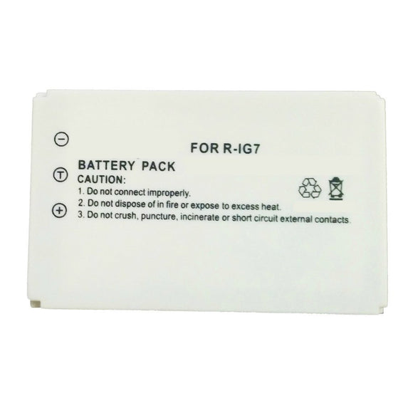 Part Number R-IG7 Replacement Battery Compatible Replacement