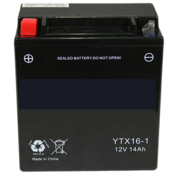 Part number B-YTX16-BS-01 Battery Compatible Replacement
