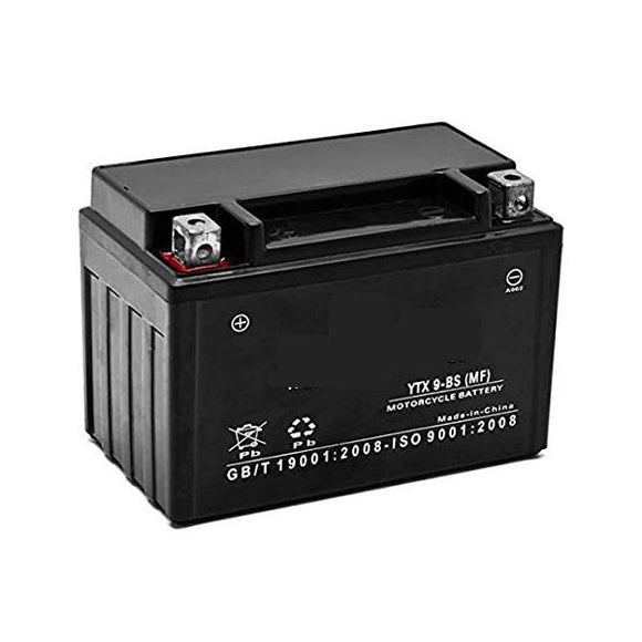 Part number YTX9-BS Battery Compatible Replacement